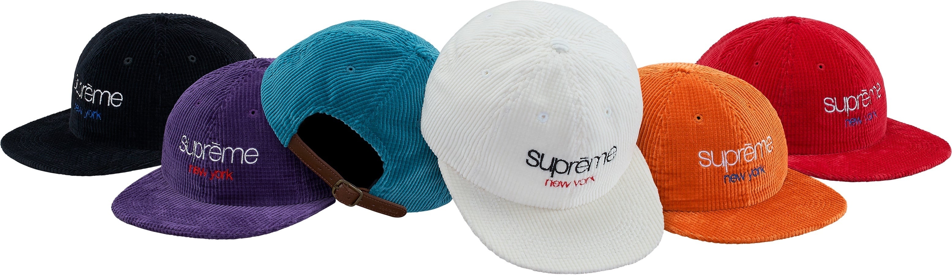 Waffle Cord Classic Logo 6-Panel